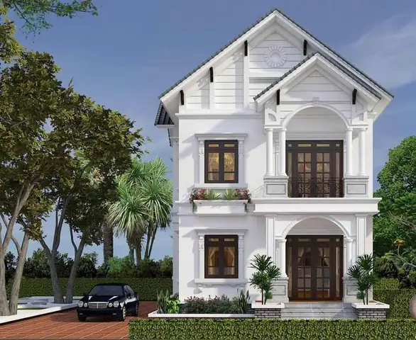 Mẫu Nhà 2 Tầng Mái Thái Đẹp 2018