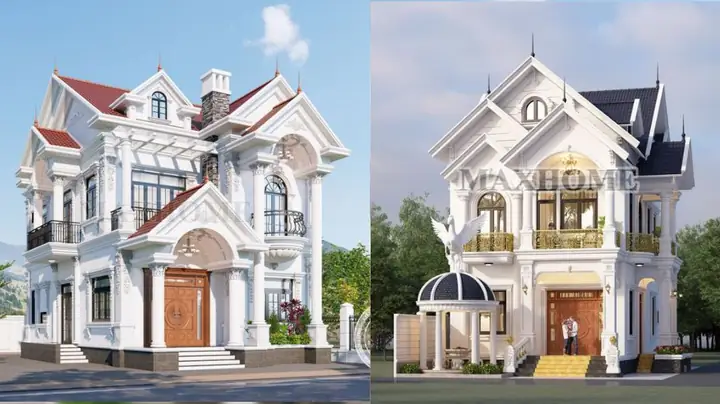 Mẫu Nhà 2 Tầng Mái Thái Đẹp 2018