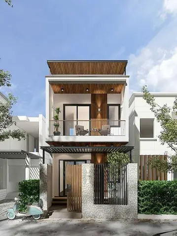 Mẫu Nhà 2 Tầng Ngang 6m