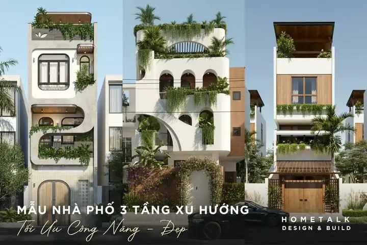 Mẫu Nhà 3 Tầng Đẹp Nhất 2018