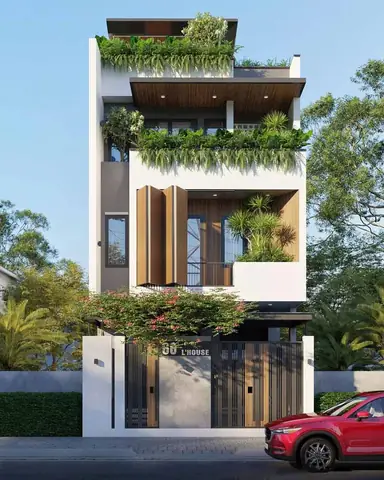 Mẫu Nhà Biệt Thự 3 Tầng 100m2