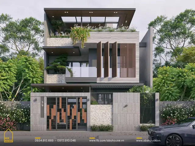 Mẫu Nhà Biệt Thự Phố