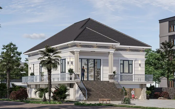 Mẫu Nhà Cấp 4 1 Tầng