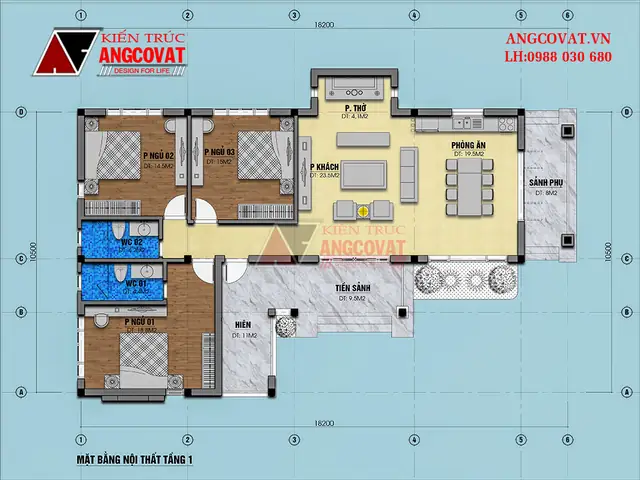 Mẫu Nhà Cấp 4 160m2
