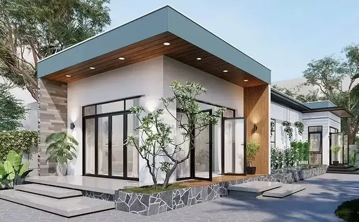 Mẫu Nhà Cấp 4 Cho Đất Hẹp