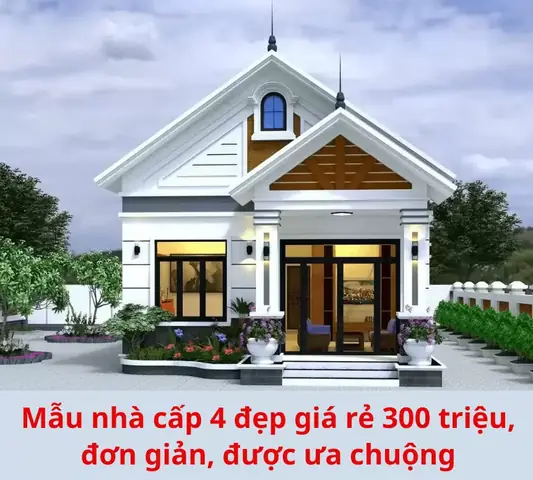 Mẫu Nhà Cấp 4 Đẹp 2020