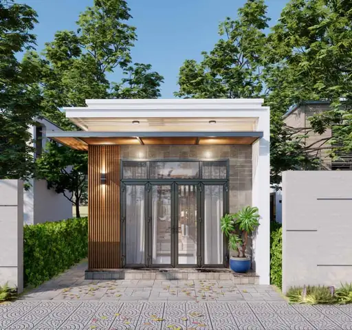 Mẫu Nhà Cấp 4 Đẹp 4x15