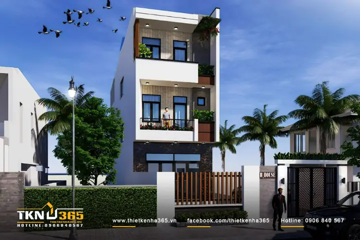 Mẫu Nhà Cấp 4 Lệch Tầng