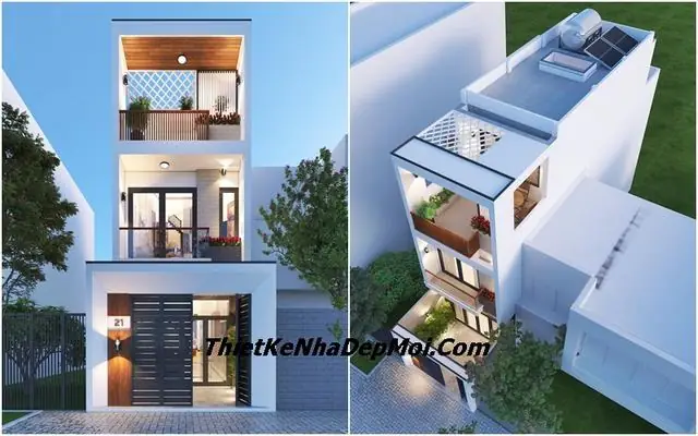 Mẫu Nhà Cấp 4 Lệch Tầng