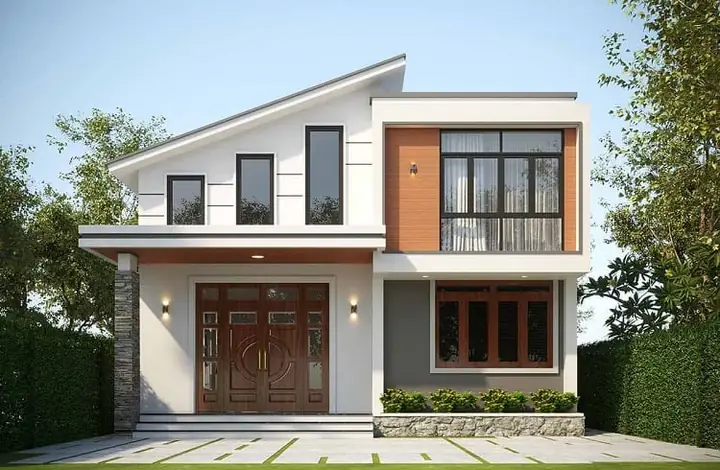Mẫu Nhà Cấp 4 Lệch Tầng