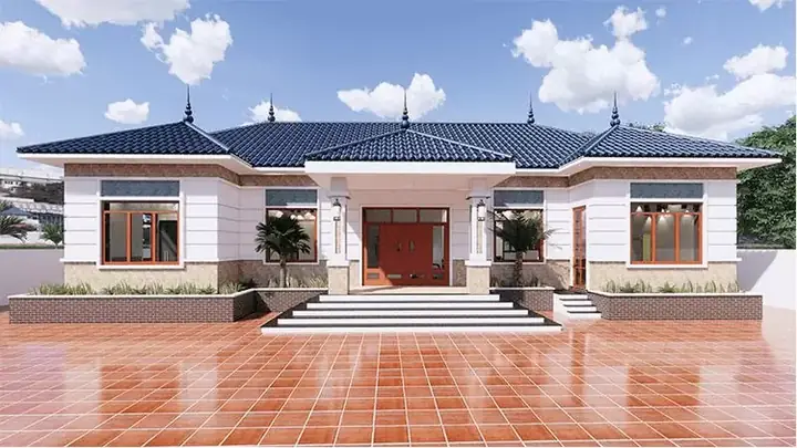 Mẫu Nhà Đẹp 4 Phòng Ngủ