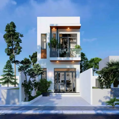 Mẫu Nhà Đẹp Ngang 4m