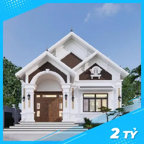 Mẫu Nhà Mái Thái 4 Phòng Ngủ