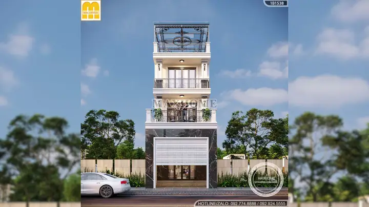 Mẫu Nhà Mặt Tiền 6m