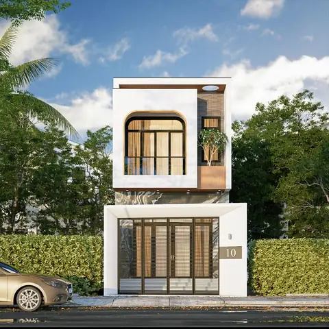 Mẫu Nhà Mini Đẹp 2 Tầng