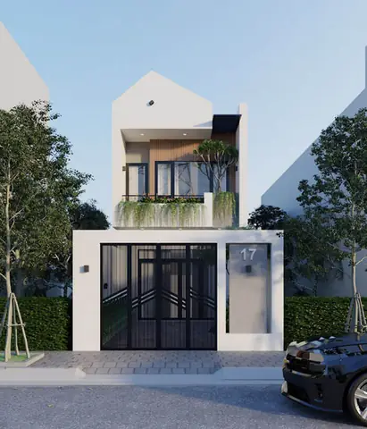 Mẫu Nhà Ống 2 Tầng 80m2