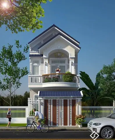 Mẫu Nhà Ống 2 Tầng Đẹp 2018