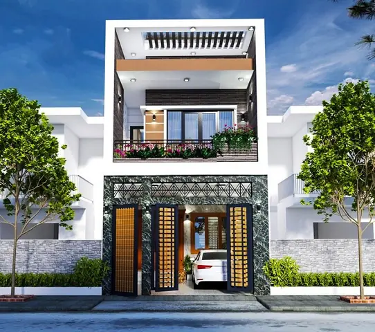 Mẫu Nhà Ống 2 Tầng Đẹp 2018