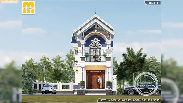 Mẫu Nhà Ống Mái Thái 2 Tầng Đẹp