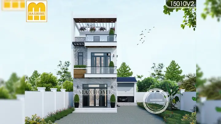 Mẫu Nhà Ống Ngang 5m
