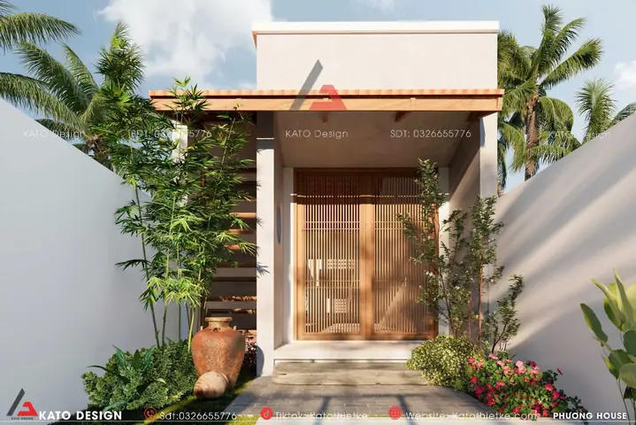 Mẫu Nhà Ống Ngang 5m
