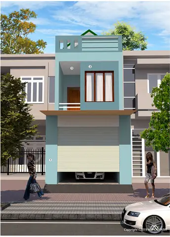 Mẫu Nhà Ống Sơn Ngoại Thất Đẹp
