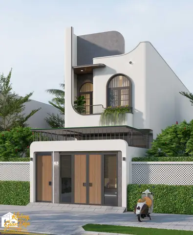 Mẫu Nhà Phố 2 Tầng Hiện Đại