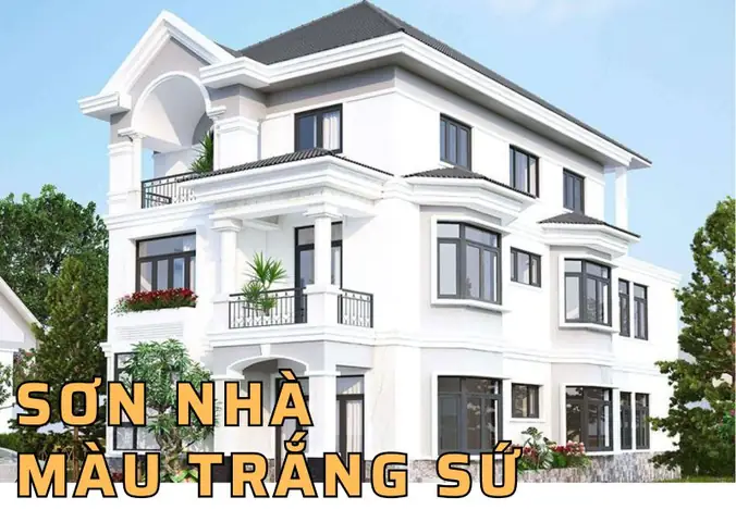 Mau Nha Son Mau Trang