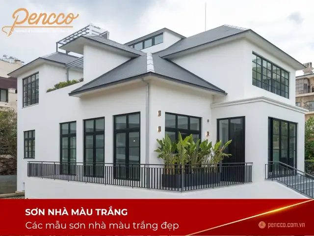 Mau Nha Son Mau Trang