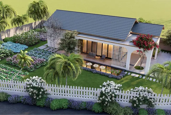 Mẫu Nhà Vườn Đẹp Đơn Giản