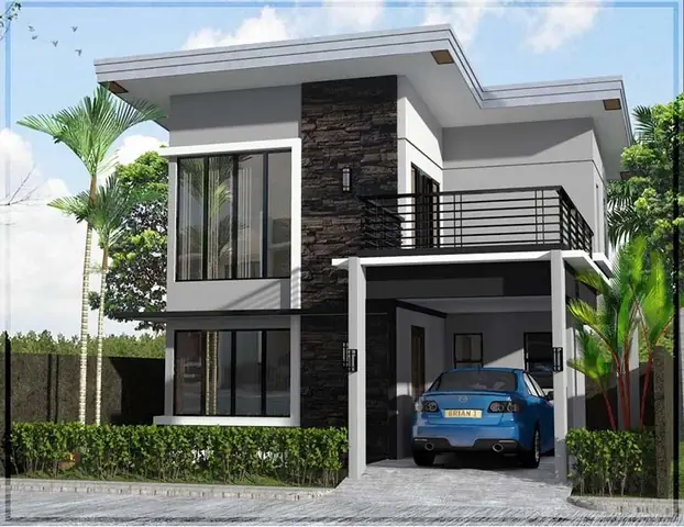 Mẫu Thiết Kế Nhà Biệt Thự 2 Tầng 100m2