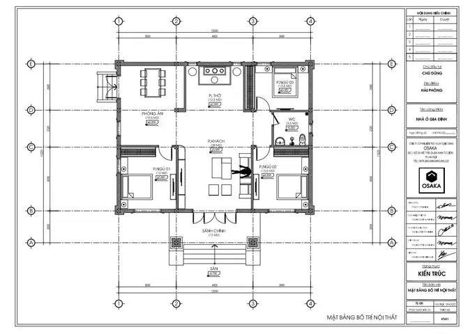 Mẫu Thiết Kế Nhà Cấp 4 10x10m