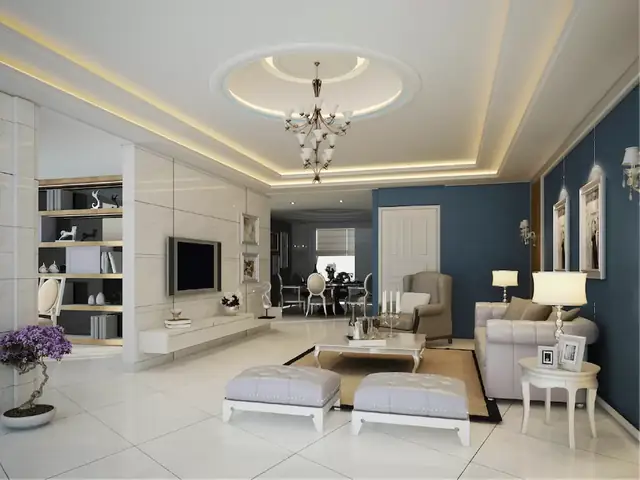 Mẫu Trần Đẹp Phòng Khách