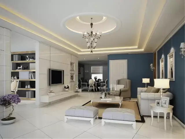Mẫu Trần Đẹp Phòng Khách