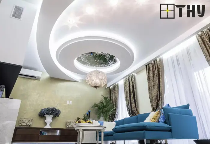 Mẫu Trần Thạch Cao Tròn