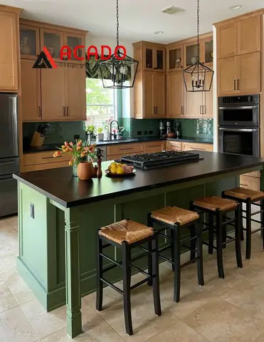 Màu Tủ Bếp Hợp Phong Thủy