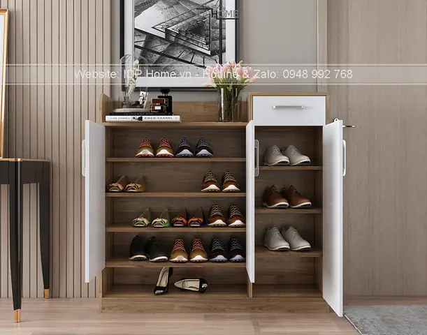 Mẫu Tủ Để Giày Dép Đẹp