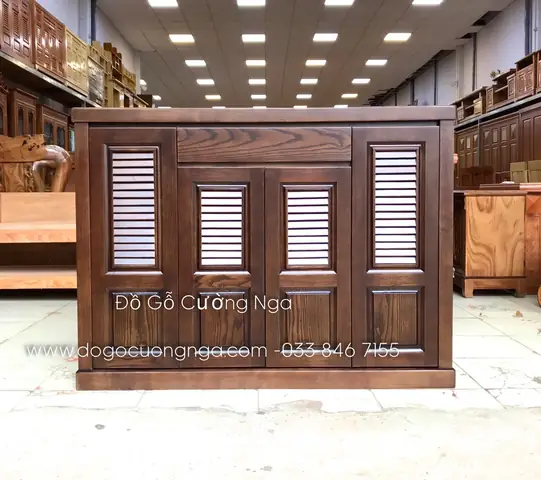 Mẫu Tủ Giày Gỗ Đẹp