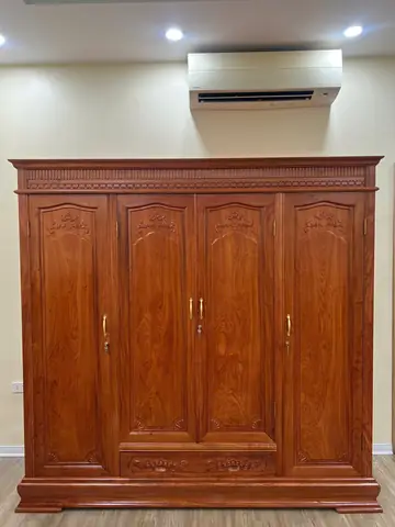 Mẫu Tủ Quần Áo 3 Buồng 4 Cánh
