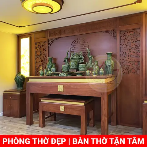 Mẫu Tủ Thờ Gỗ Công Nghiệp