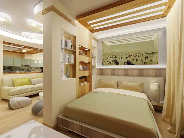 Mẫu Vách Ngăn Phòng Khách Và Phòng Ngủ