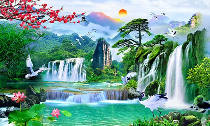 Menh Hoa Treo Tranh Gi