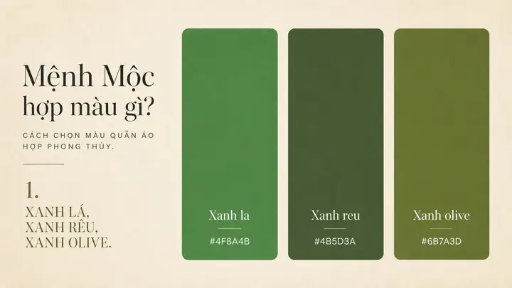 Mệnh Mộc Hợp Với Gì