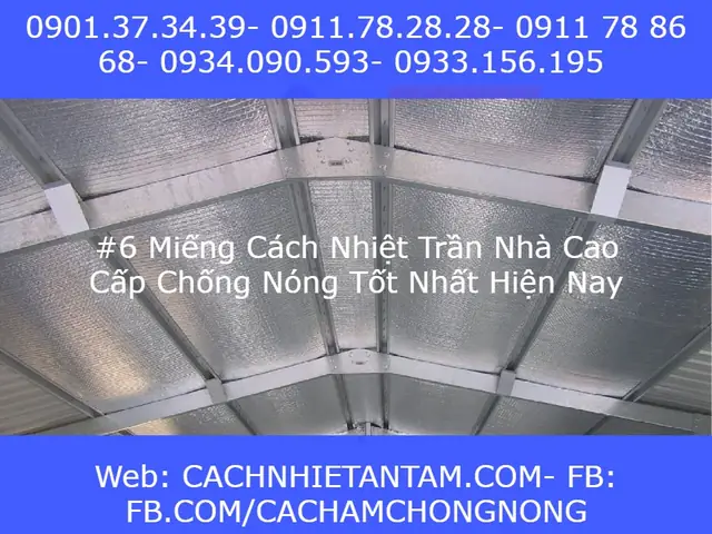 Miếng Dán Trần Nhà Cách Nhiệt