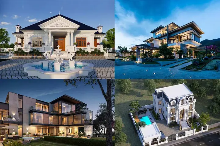 Mô Hình Biệt Thự Sân Vườn Đẹp