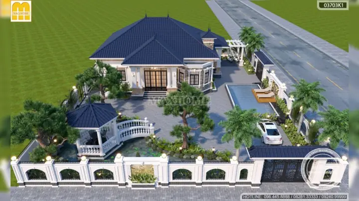 Mô Hình Biệt Thự Sân Vườn Đẹp