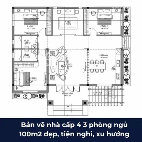 Mô Hình Nhà Cấp 4 Mái Thái