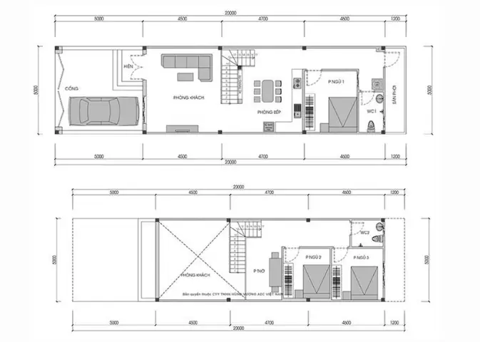 Móng Nhà Cấp 4 Có Gác Lửng