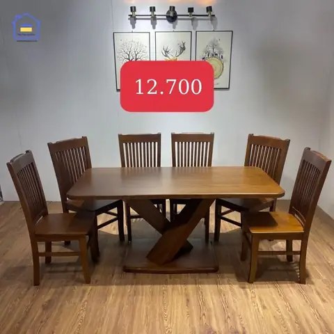 Mua Bộ Bàn Ăn 6 Ghế