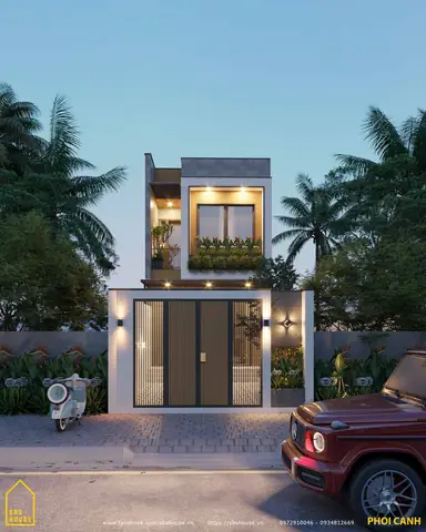 Nhà 2 Tầng Ngang 5m